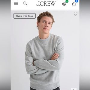 J crew Sweatshirt Grey Medium